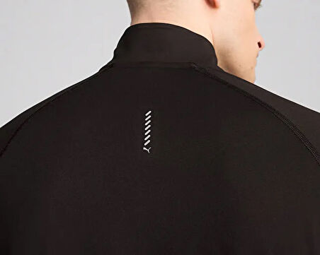 Puma Run Veloty Cldspn 1/4 Zip  M Erkek Koşu Sweatshirts 52662701 Renkli