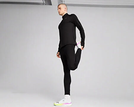 Puma Run Veloty Cldspn 1/4 Zip  M Erkek Koşu Sweatshirts 52662701 Renkli