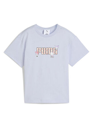 Puma Lila Kız Çocuk T-Shirt 63006247-PUMA X HELLO KITTY & FRIEN