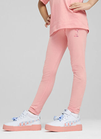 Puma Pembe Kız Çocuk Tayt 63006418-PUMA X HELLO KITTY & FRIEN