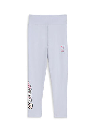 Puma Lila Kız Çocuk Tayt 63006447-PUMA X HELLO KITTY & FRIEN