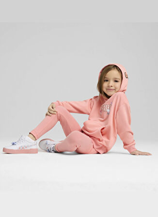 Puma Kız Çocuk Pembe Sweatshırt 63006318-PUMA X HELLO KITTY & FRIEN
