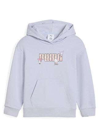Puma Kız Çocuk Lila Sweatshırt 63006347-PUMA X HELLO KITTY & FRIEN