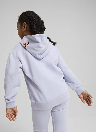 Puma Kız Çocuk Lila Sweatshırt 63006347-PUMA X HELLO KITTY & FRIEN