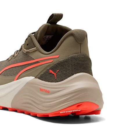 Puma 310791 Electrify Nitro 4 Trail Spor Ayakkabı Yeşil-Kırmızı