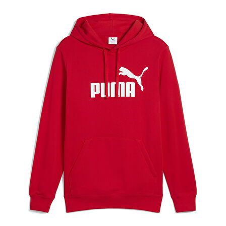 Ess No.1 Logo Hoodie Erkek Kırmızı Günlük Stil Sweatshirt 68257211