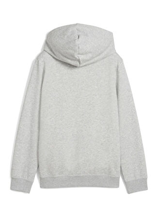 Puma Baskılı Erkek Çocuk Gri Sweatshırt 68514804-MID90S Hoodie TR B Light G