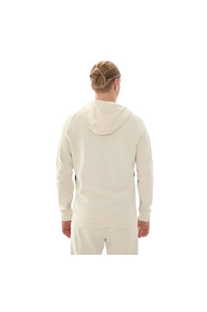 TECH Full-Zip Hoodie Bej Erkek Sweatshirt