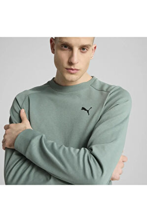 PUMATECH Crew Yeşil Erkek Sweatshirt