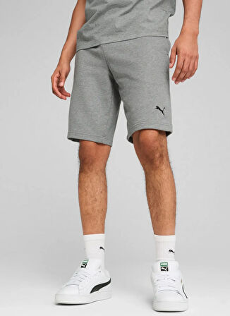 Puma 68259803 ESS Shorts Gri Lastikli Bel Regular Fit Düz Erkek Şort