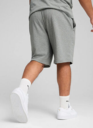 Puma 68259803 ESS Shorts Gri Lastikli Bel Regular Fit Düz Erkek Şort