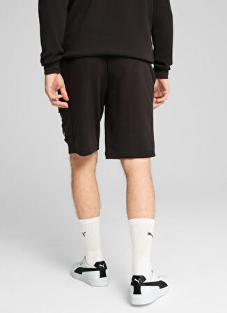 68266201 ESS No. 1 Logo Cargo Short Siyah Lastikli Bel Regular Fit Erkek Şort
