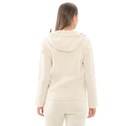 685050-87 Puma Evostrıpe Full-Zip Hoodie Kadın Ceket Krem