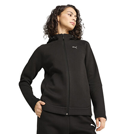 Evostripe Kadın Siyah Günlük Stil Sweatshirt 68505001