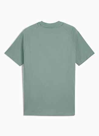 Puma 68459830 PUMATECH Tee Yeşil Yuvarlak Yaka Regular Fit Düz Erkek T-Shirt