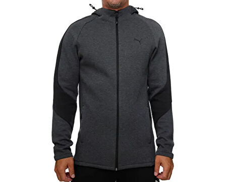Puma Evostripe Core Fz Hoodie Erkek Günlük Ceket 63152907 Gri