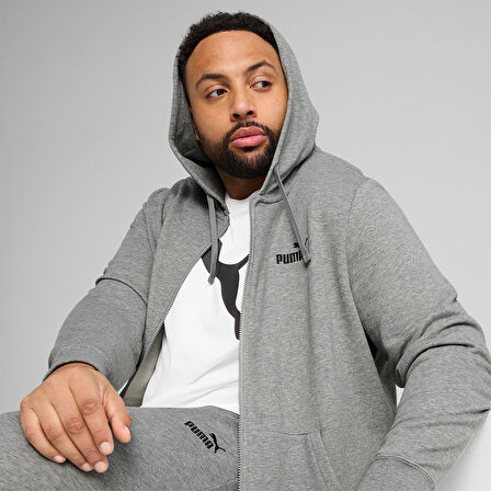 Puma Erkek Full Zip Hoodie Essentials