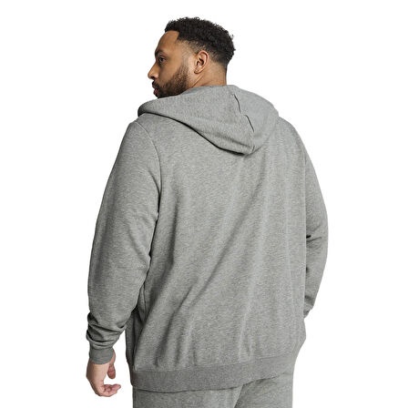 Ess Full-Zip Erkek Gri Günlük Stil Sweatshirt 68258803