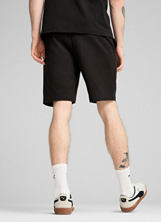 68259801 ESS Shorts 10 PUMA Black Siyah Lastikli Bel Regular Fit Erkek Şort