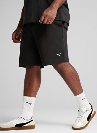 68259801 ESS Shorts 10 PUMA Black Siyah Lastikli Bel Regular Fit Erkek Şort