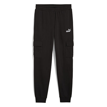 Ess No. 1 Logo Erkek Siyah Günlük Stil Eşofman Altı 68266101