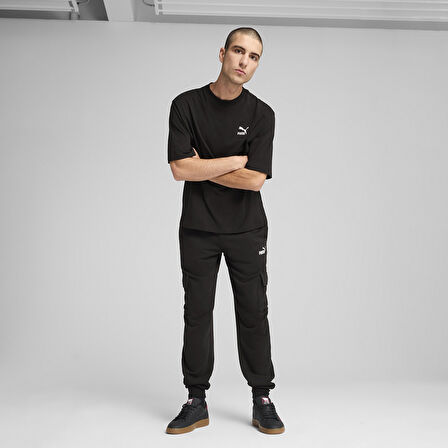 Ess No. 1 Logo Erkek Siyah Günlük Stil Eşofman Altı 68266101