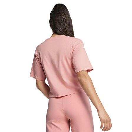 Essential Cropped No.1 Kadın Pembe Günlük Stil T-Shirt 68497218