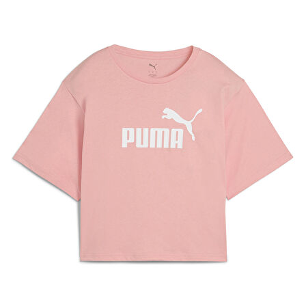 Essential Cropped No.1 Kadın Pembe Günlük Stil T-Shirt 68497218