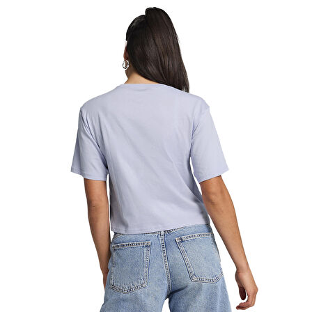 Essential Cropped No.1 Kadın Mavi Günlük Stil T-Shirt 68497247