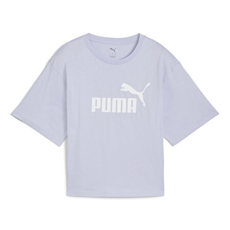 Essential Cropped No.1 Kadın Mavi Günlük Stil T-Shirt 68497247