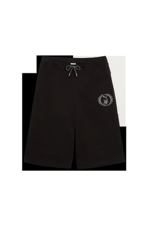 X HARRY POTTER Jorts Siyah Kadın Rahat Kesim Şort