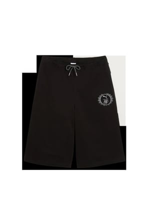 X HARRY POTTER Jorts Siyah Kadın Rahat Kesim Şort