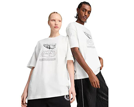 Puma Puma X Harry Potter Tee Unisex Günlük Tişört 63009202 Renkli