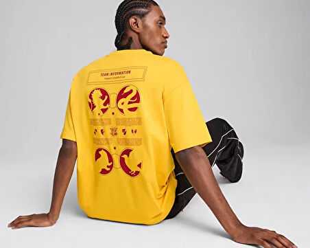 Puma Puma X Harry Potter Tee Unisex Günlük Tişört 63009234 Sarı