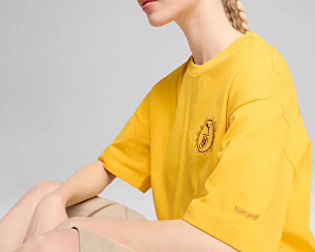 Puma Puma X Harry Potter Tee Unisex Günlük Tişört 63009234 Sarı