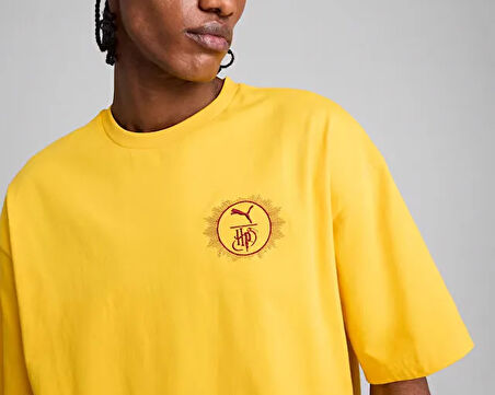 Puma Puma X Harry Potter Tee Unisex Günlük Tişört 63009234 Sarı