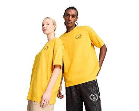 Puma Puma X Harry Potter Tee Unisex Günlük Tişört 63009234 Sarı