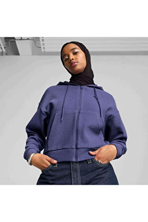 HER Crop Full-Zip Hoodie