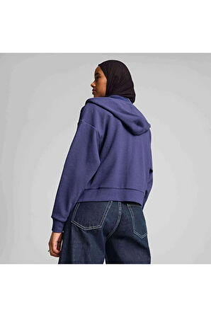 HER Crop Full-Zip Hoodie