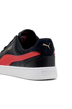 Erkek Puma Shuffle Günlük Sneaker - Siyah / Kırmızı | 42,5