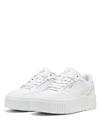 Puma Beyaz Kız Çocuk Yürüyüş Ayakkabısı 40201301-Karmen II IDOL HK&FR PS PU