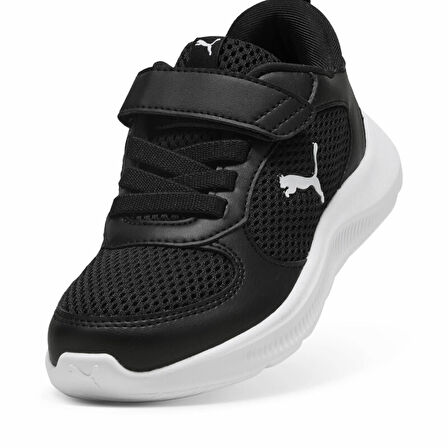 PUMA Çocuk Ayakkabı 40058004 Racer 2 AC+ PS  Siyah Beyaz
