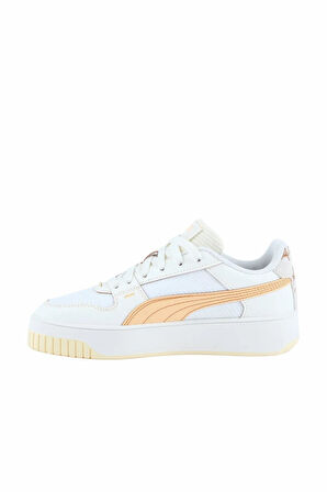 Puma Carina Street Lux Crafted Kadın Spor Ayakkabı Warm White/Almost Apricot (40040302)