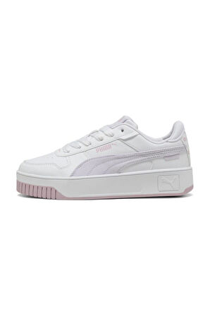 Puma Carina Street BeachFloralsJr 400653 01 Kadın Sneaker Ayakkabı Beyaz Lila 36-40 