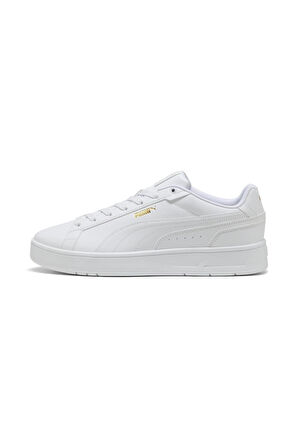 Puma White-Puma White-Puma Gold Erkek Günlük Spor Ayakkabı