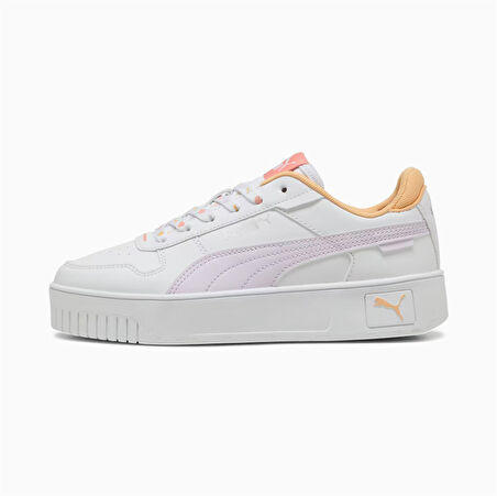 Puma Carina Street Lacey Jr Kadın Beyaz Sneaker / Spor Ayakkabı - 400884 02