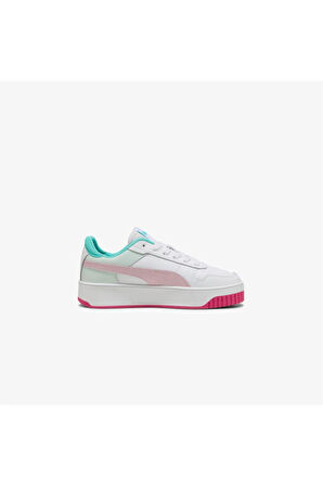 Puma Carina Street Jr 393846 16 Kadın Sneaker Ayakkabı Beyaz Pembe 36-40 