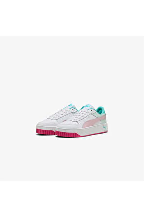 Puma Carina Street Jr 393846 16 Kadın Sneaker Ayakkabı Beyaz Pembe 36-40 