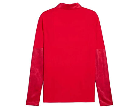 Puma Teamcup Training 1/4 Zip Top Erkek Futbol Uzun Kollu Antrenman Üstü 65916401 Beyaz