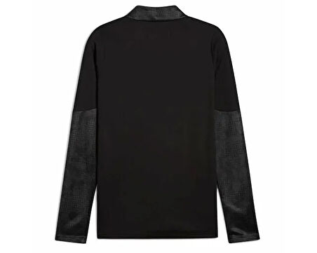 Puma Teamcup Training 1/4 Zip Top Erkek Futbol Uzun Kollu Antrenman Üstü 65916403 Siyah